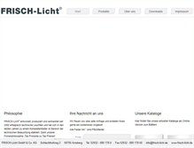 Tablet Screenshot of frisch-licht.de